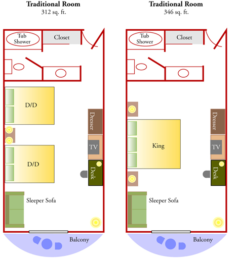 Royal Plaza Resort Floor Plan